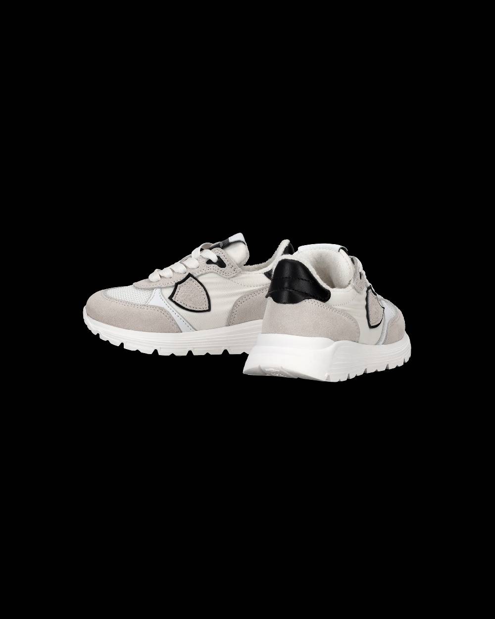 Philippe Model Scarpe da Bambini Antibes Bianche in Tessuto Tecnico I Più Venduti