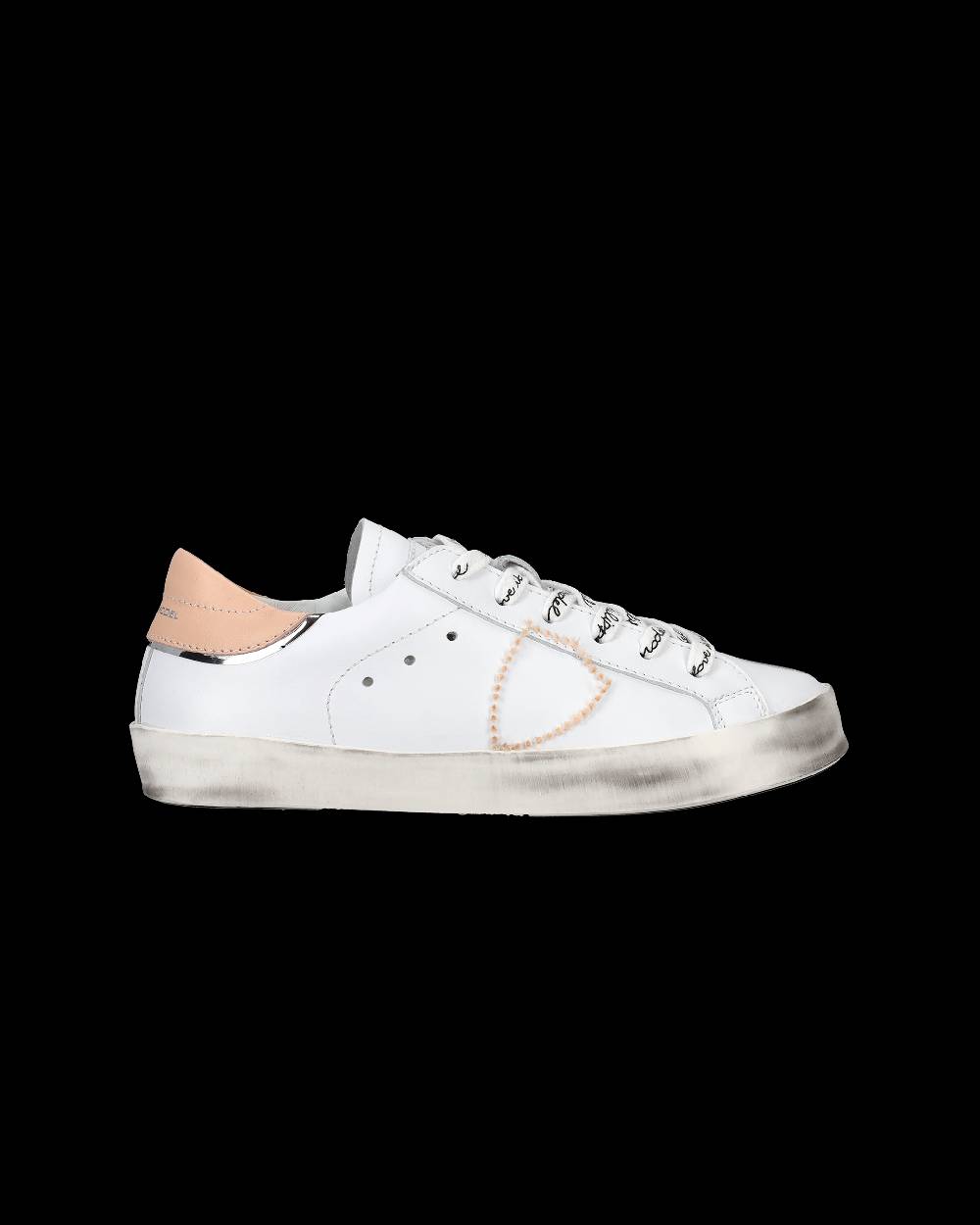 Philippe Model Sneakers Paris da Bambini Nere e Argento in Pelle In Linea