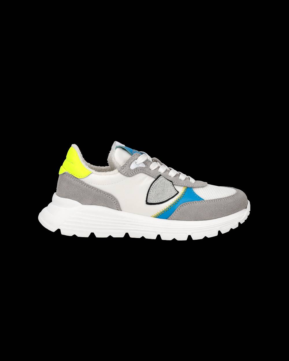 Philippe Model Sneakers Antibes da Bambini Grigie in Pelle Vendita