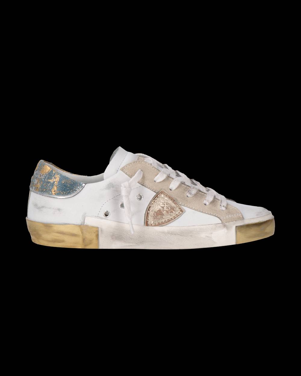 Philippe Model Sneaker Prsx Donna, Bianco e Azzurro Shopping Online