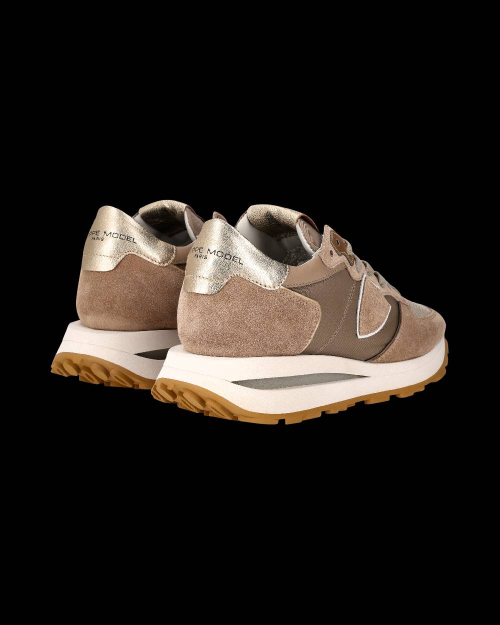 Philippe Model Sneaker Tropez Haute Donna, Beige Convenienza