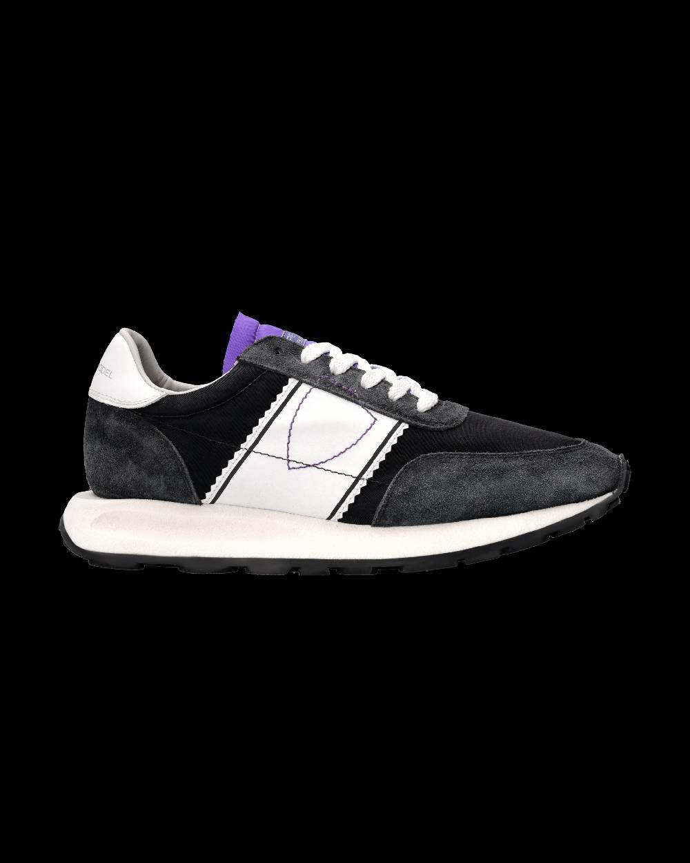 Philippe Model Sneaker Running Tour Donna, Nero e Violetto Negozio