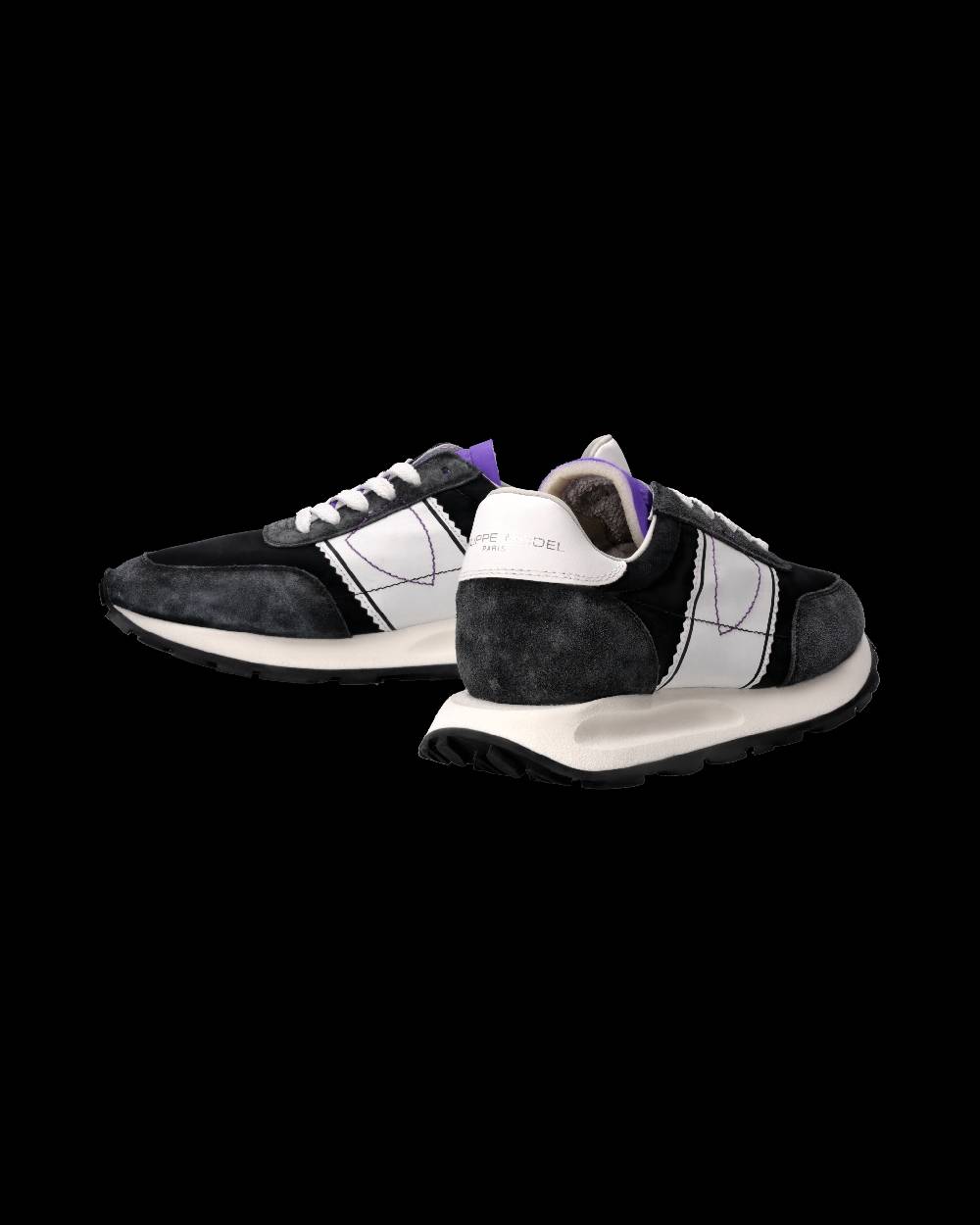Philippe Model Sneaker Running Tour Donna, Nero e Violetto Negozio