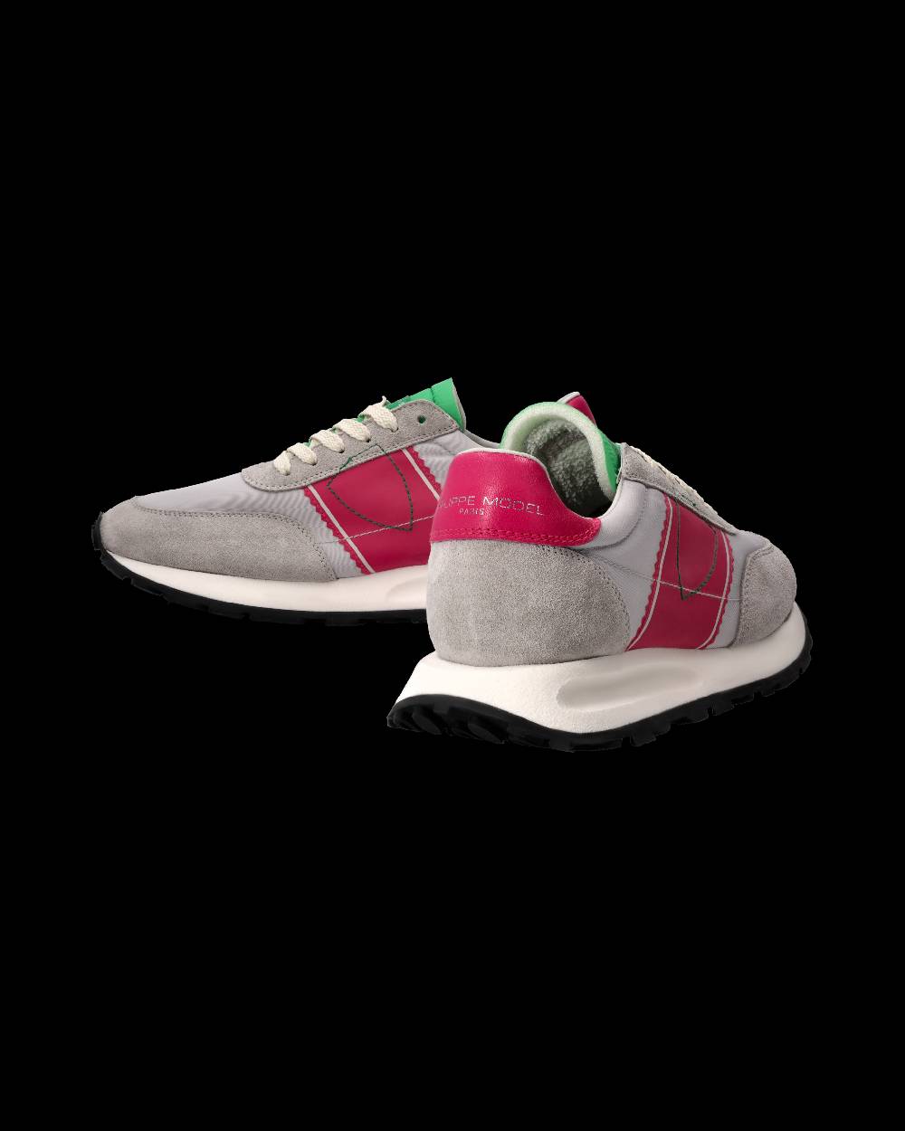 Philippe Model Sneaker Running Tour Donna, Grigio e Fucsia In Saldo
