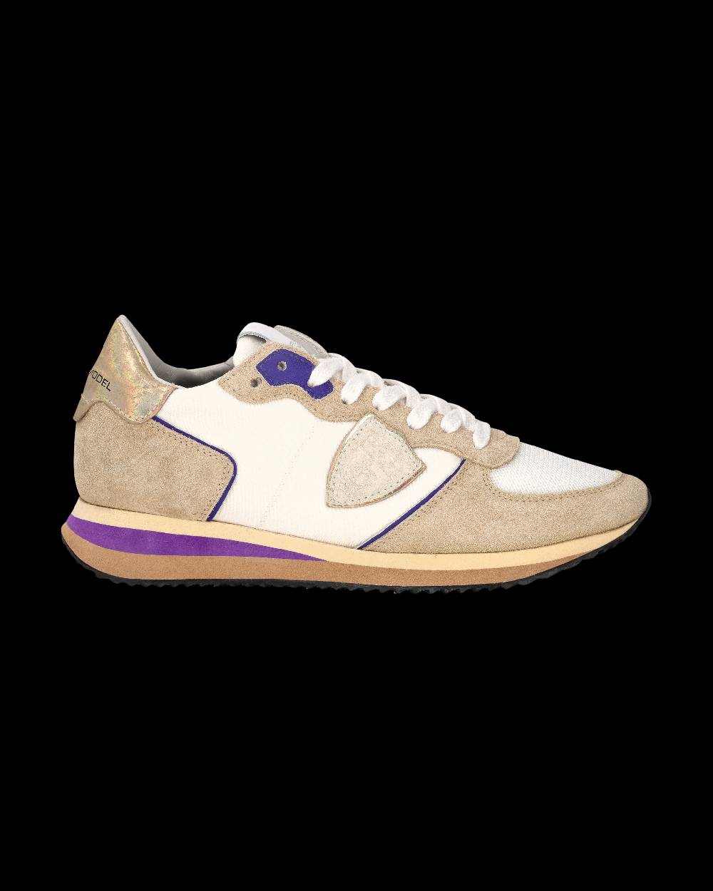 Philippe Model Sneaker Trpx Donna, Beige e Violetto Italia