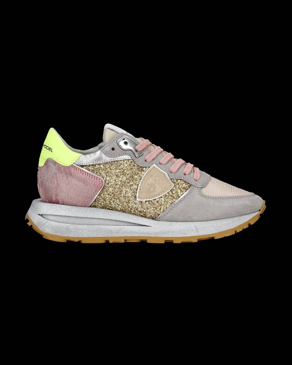 Philippe Model Sneaker basse Tropez Haute donna - oro e giallo In Linea