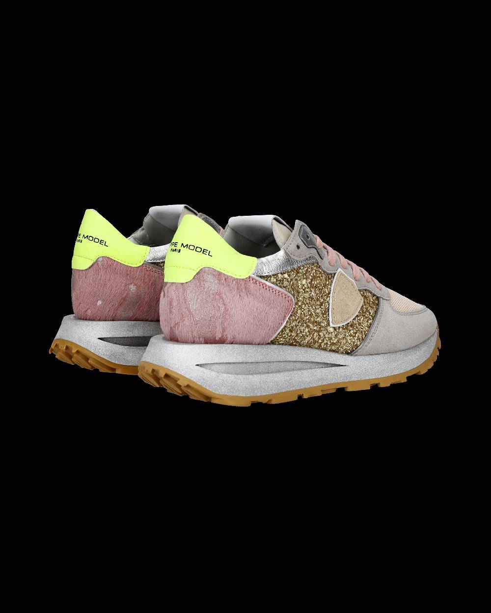 Philippe Model Sneaker basse Tropez Haute donna - oro e giallo In Linea