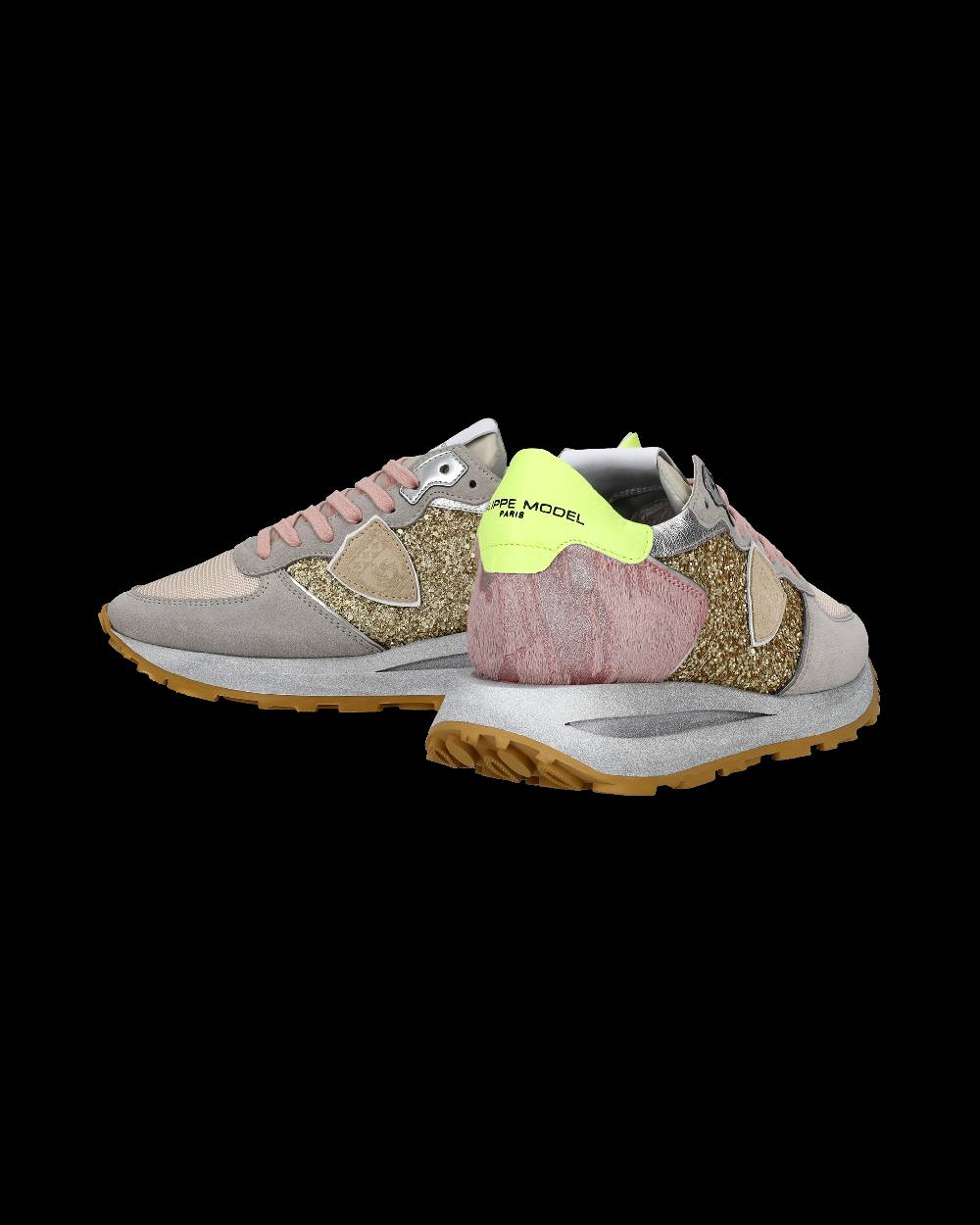 Philippe Model Sneaker basse Tropez Haute donna - oro e giallo In Linea