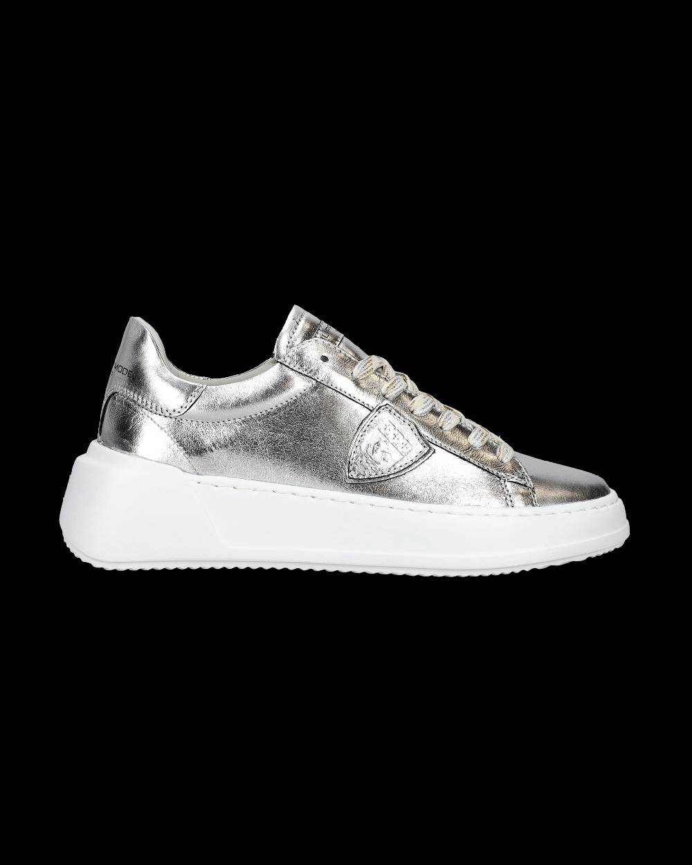 Philippe Model Sneaker bassa Tres Temple donna - argento Vendita