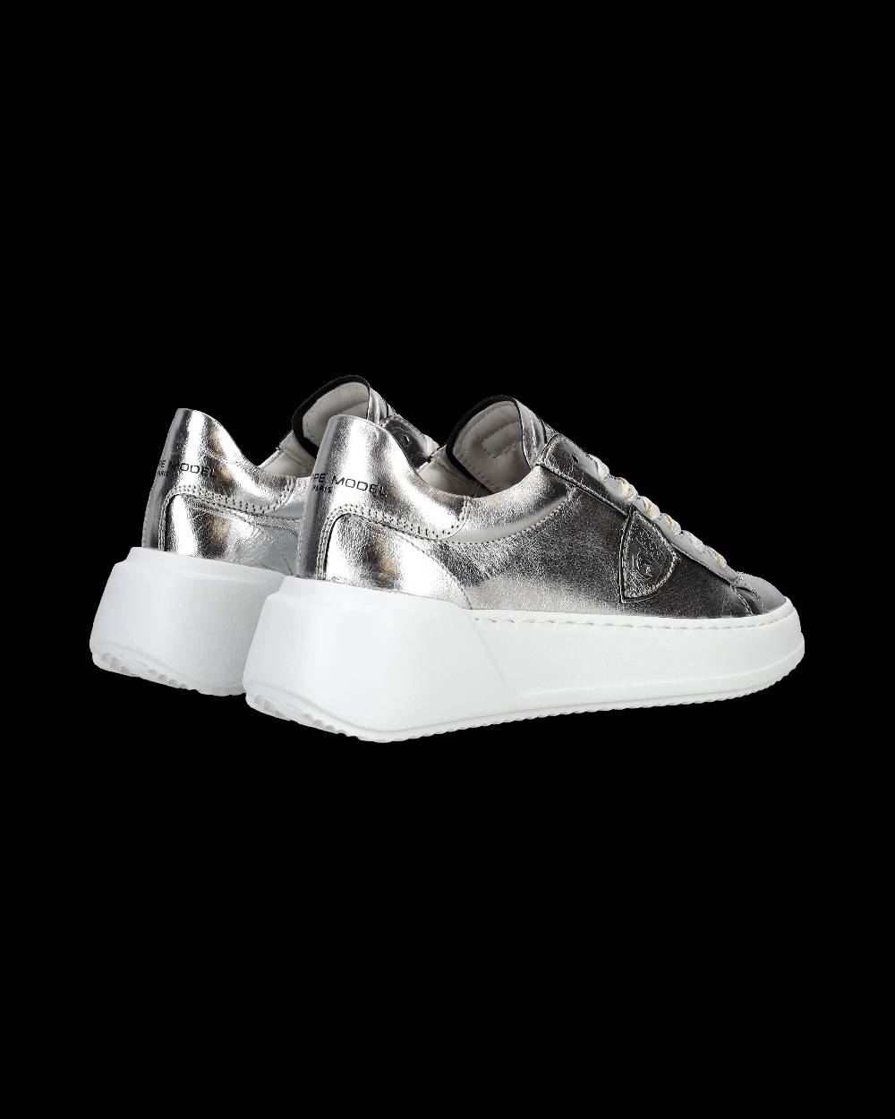 Philippe Model Sneaker bassa Tres Temple donna - argento Vendita