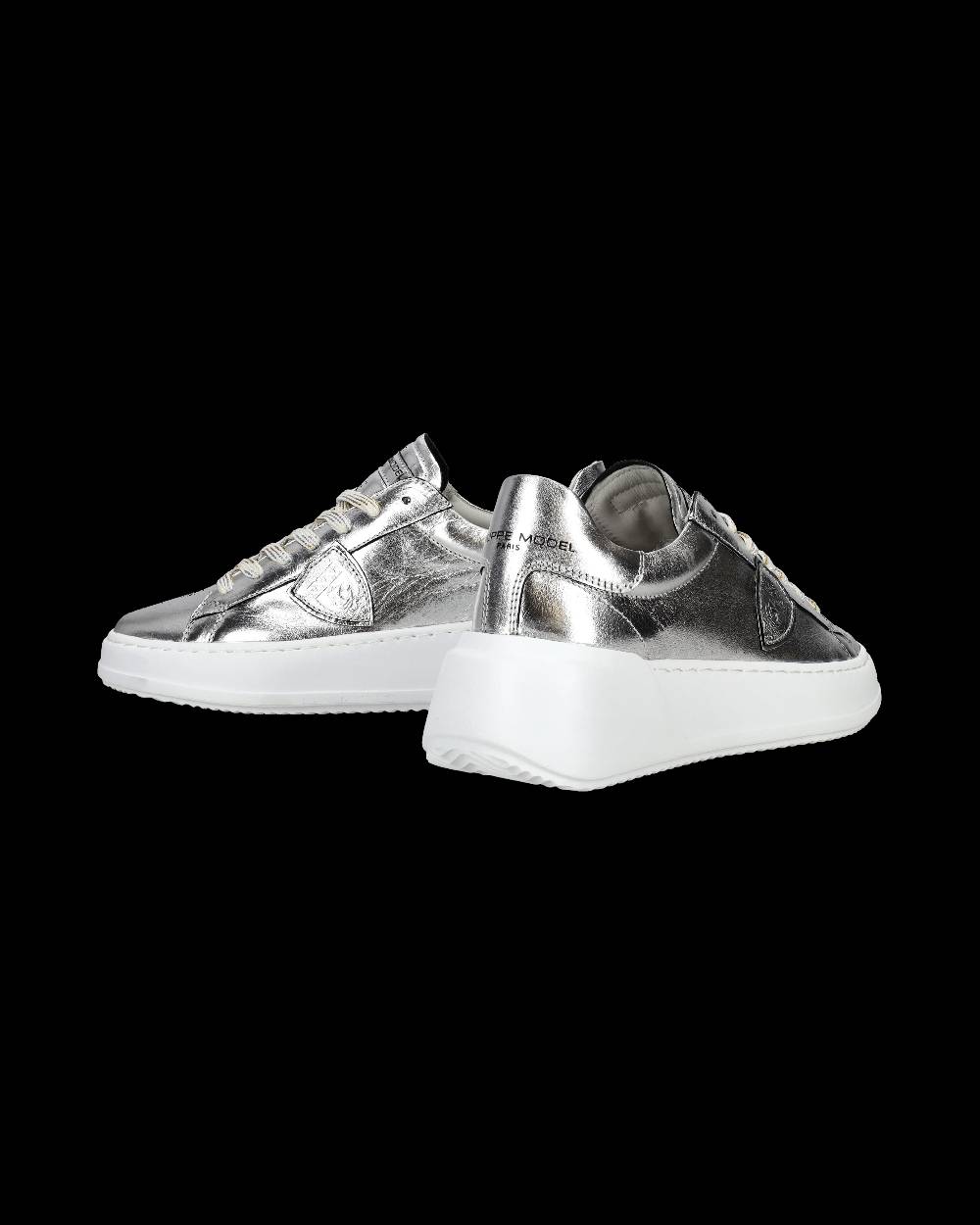 Philippe Model Sneaker bassa Tres Temple donna - argento Vendita