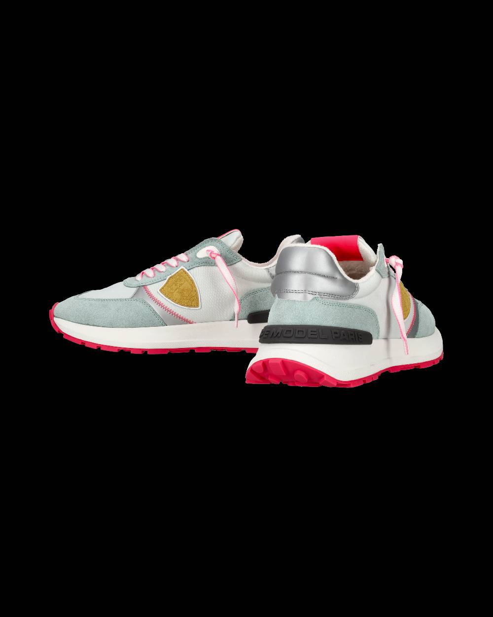 Philippe Model Sneaker bassa Antibes donna - verde acqua e fucsia Promozione