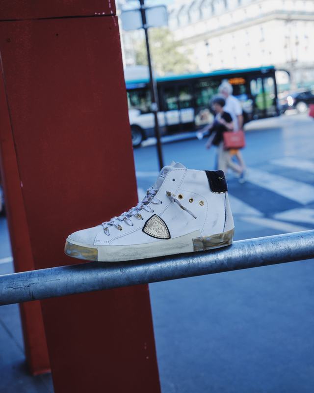 Philippe Model Sneaker high Paris donna - bianco e oro Negozi Online
