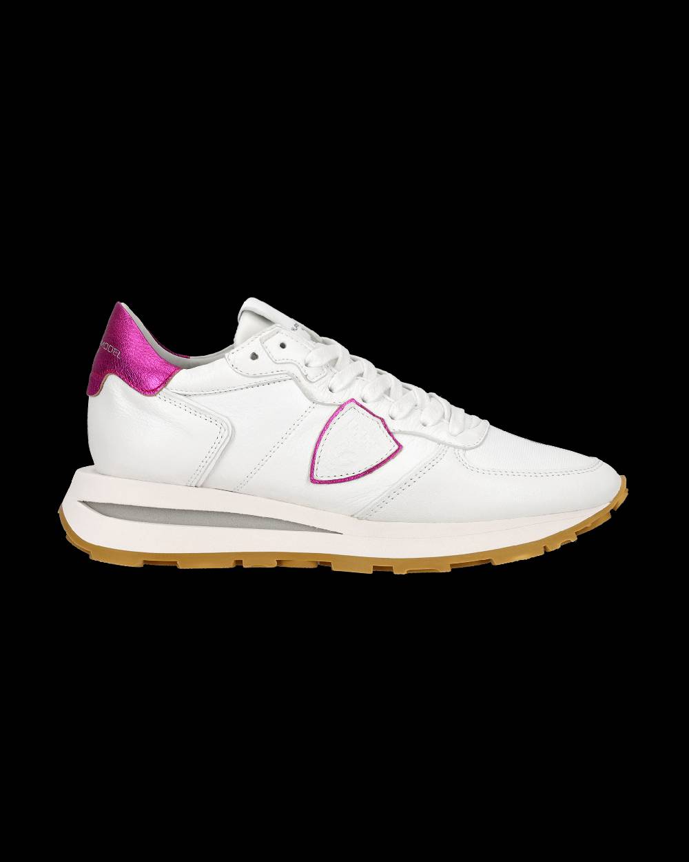 Philippe Model Sneaker basse Tropez Haute donna - bianco e fucsia Acquista Ora
