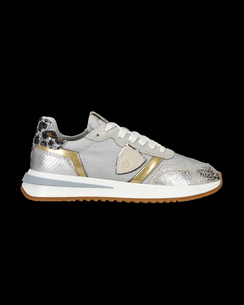 Philippe Model Sneaker basse Tropez 2.1 donna - bianco, argento e animalier Promozione Limitata