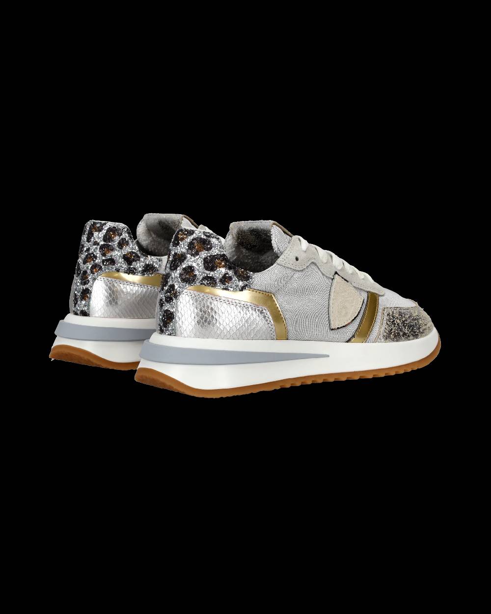 Philippe Model Sneaker basse Tropez 2.1 donna - bianco, argento e animalier Promozione Limitata