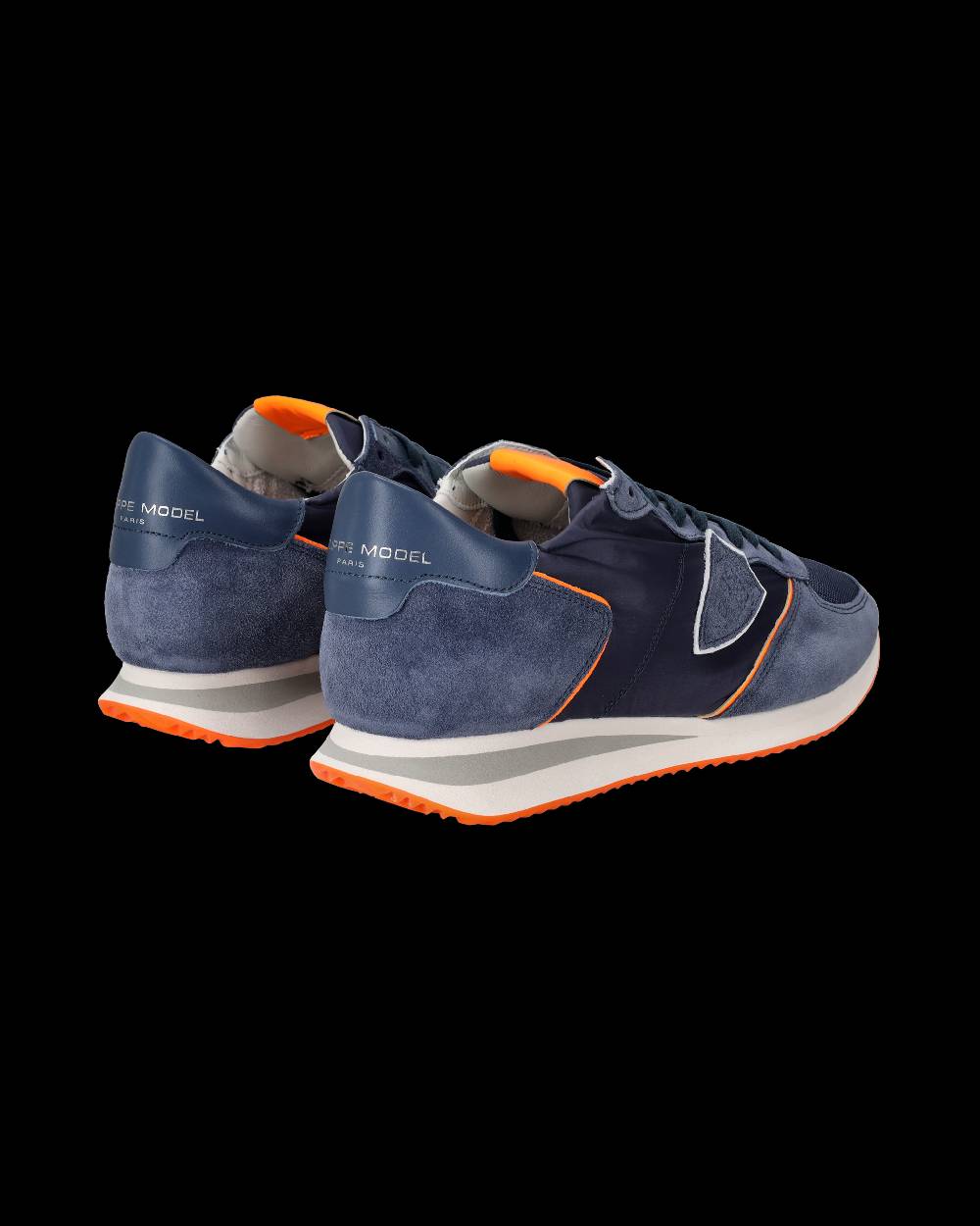 Philippe Model Sneakers Trpx da Uomo Blu e Arancioni in Tessuto Tecnico Offerta