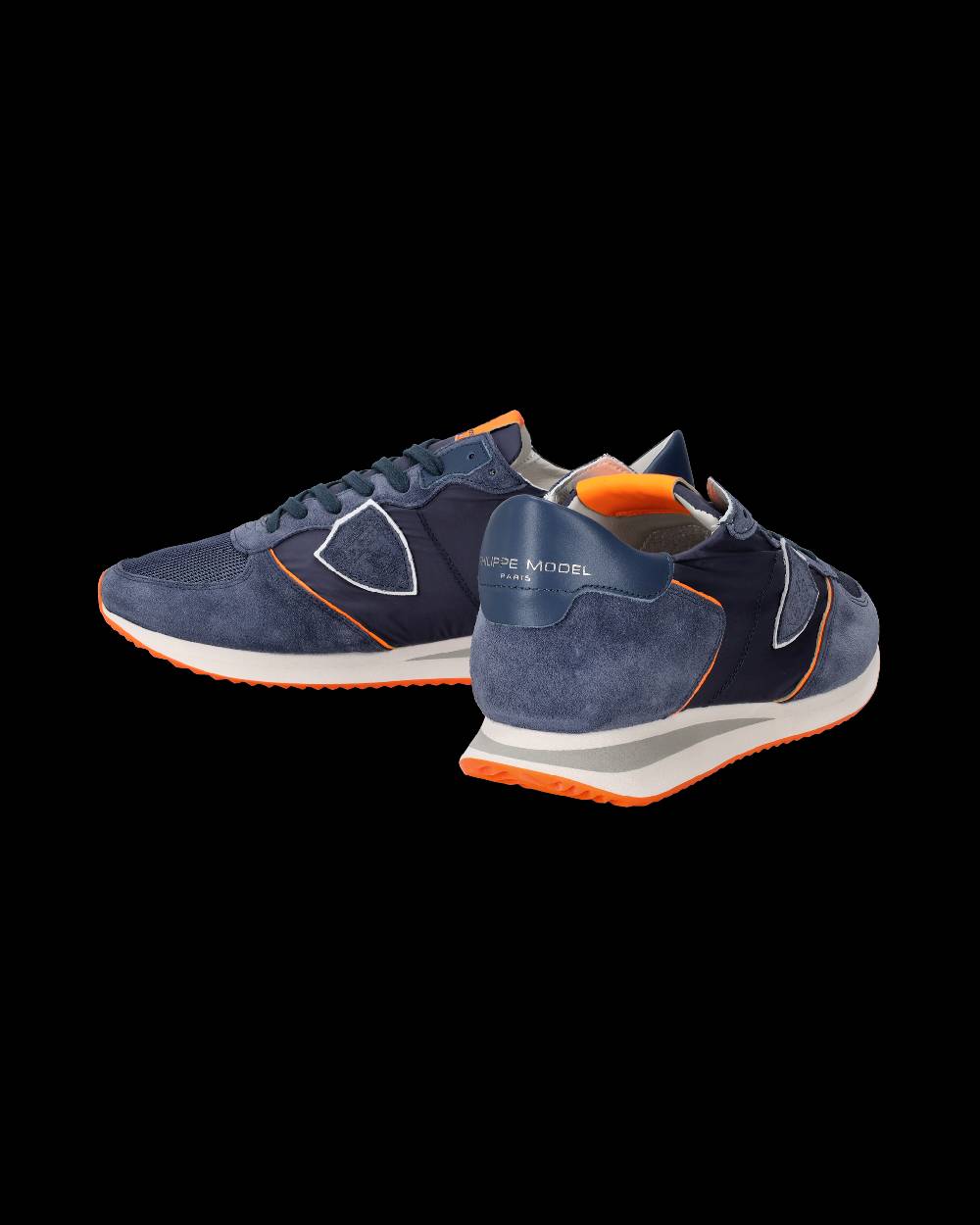 Philippe Model Sneakers Trpx da Uomo Blu e Arancioni in Tessuto Tecnico Offerta