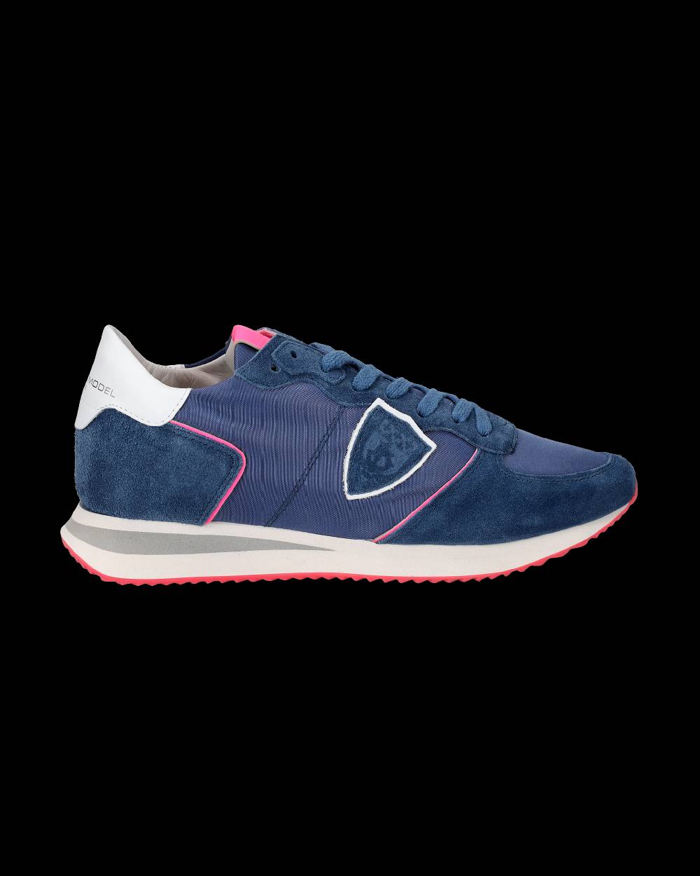Philippe Model Sneakers Trpx da Donna Blu e Fucsia in Tessuto Tecnico Outlet