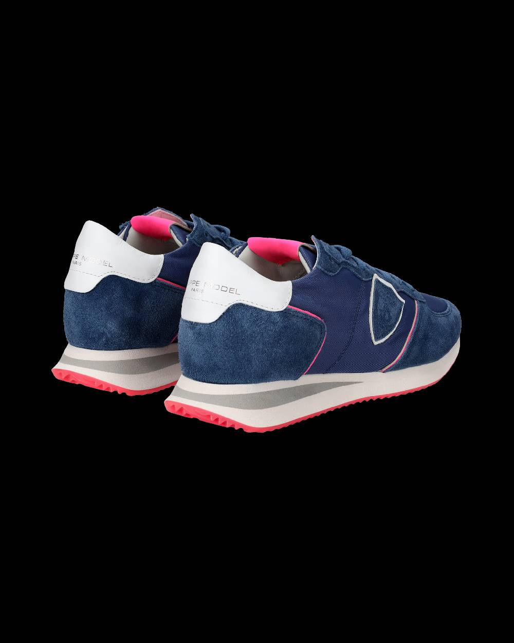 Philippe Model Sneakers Trpx da Donna Blu e Fucsia in Tessuto Tecnico Outlet