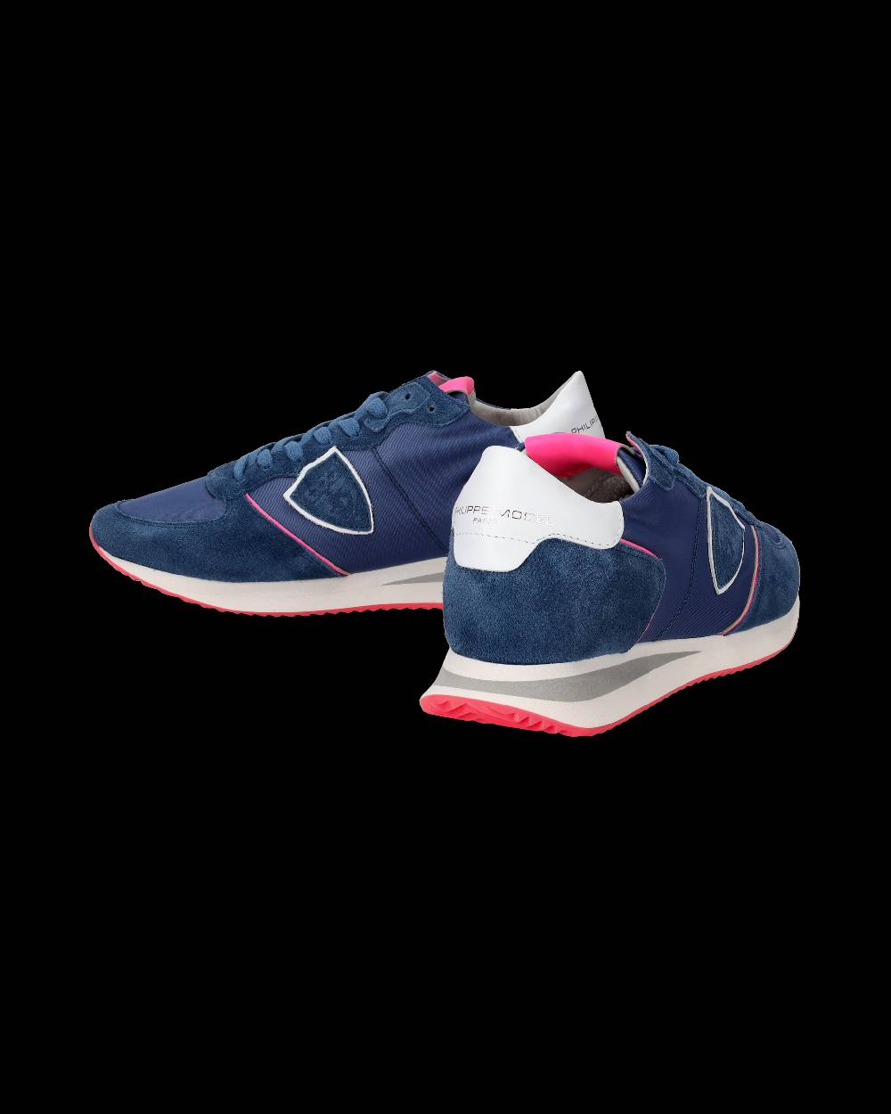 Philippe Model Sneakers Trpx da Donna Blu e Fucsia in Tessuto Tecnico Outlet
