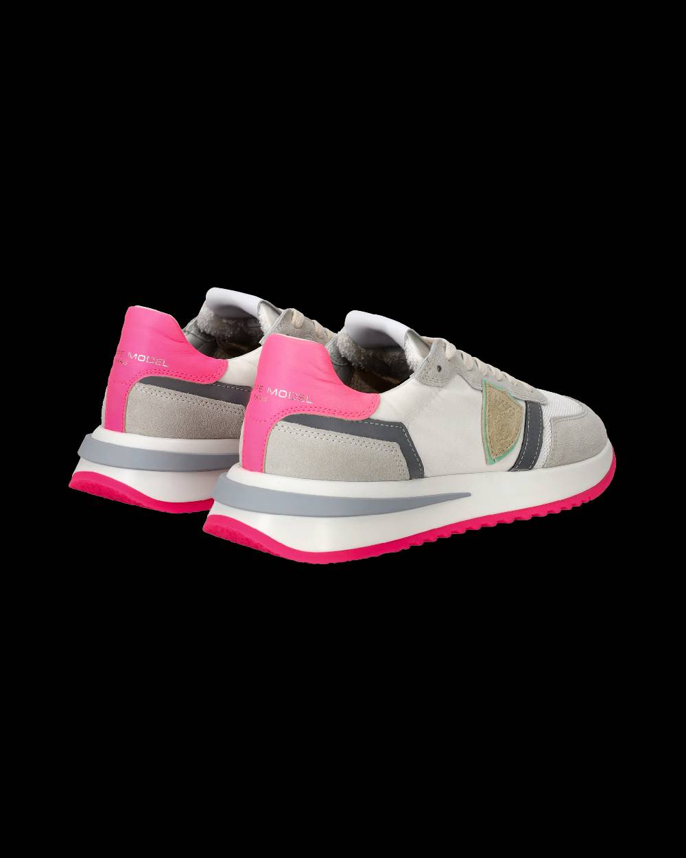 Philippe Model Sneakers Tropez 2.1 da Donna Bianche e Fucsia in Tessuto Tecnico Hotsell