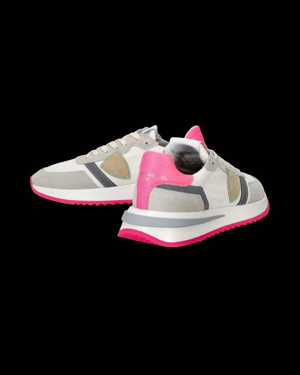 Philippe Model Sneakers Tropez 2.1 da Donna Bianche e Fucsia in Tessuto Tecnico Hotsell