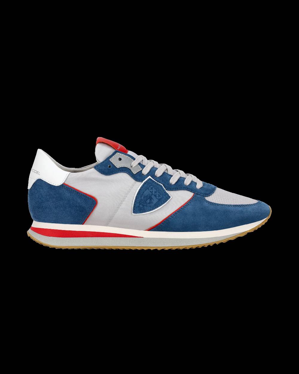 Philippe Model Sneaker casual Trpx da uomo in nylon e pelle - Denim e grigio I Più Venduti
