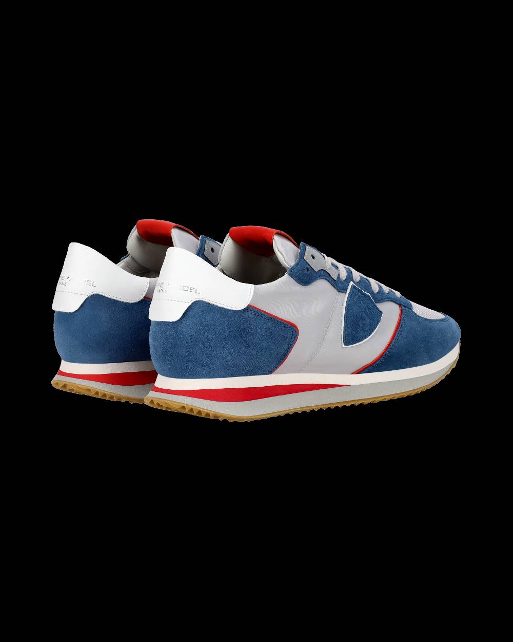 Philippe Model Sneaker casual Trpx da uomo in nylon e pelle - Denim e grigio I Più Venduti