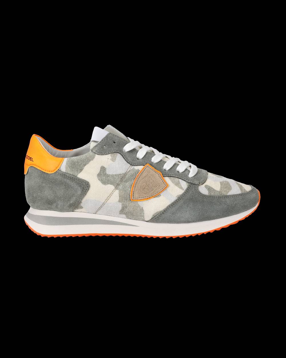 Philippe Model Sneakers Trpx da Uomo Verdi e Arancioni in Tessuto Tecnico Italy