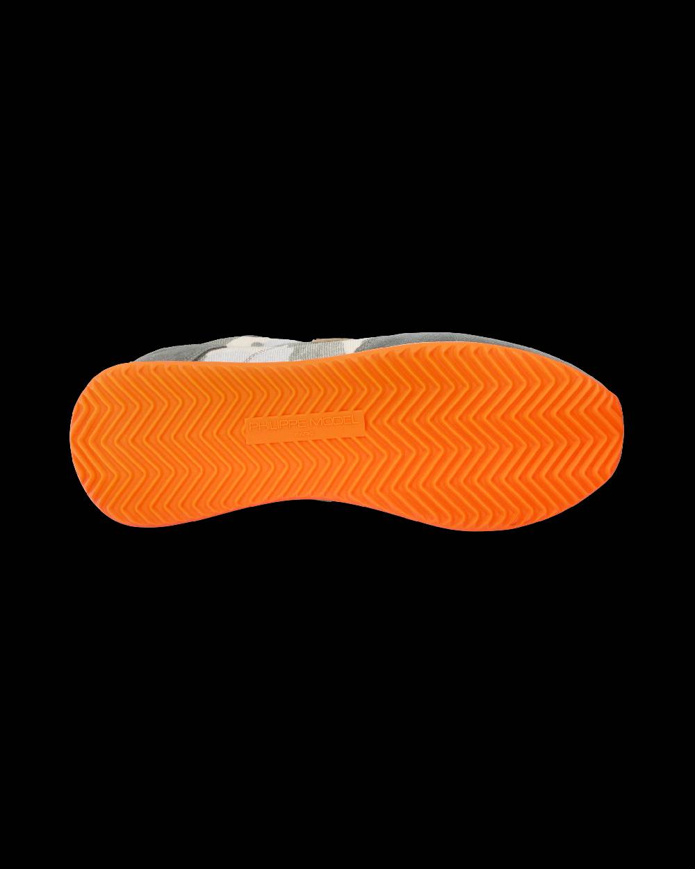Philippe Model Sneakers Trpx da Uomo Verdi e Arancioni in Tessuto Tecnico Italy