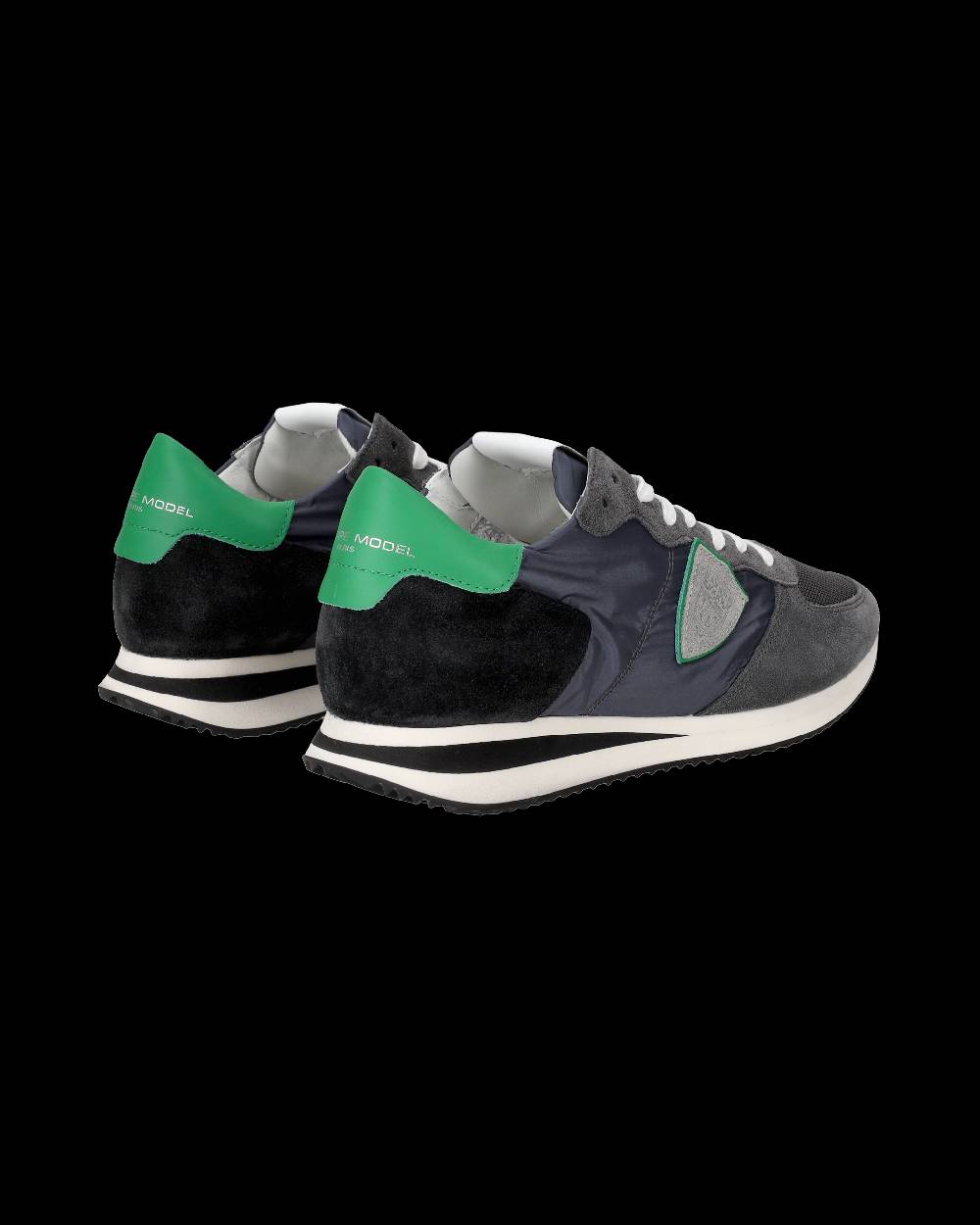 Philippe Model Sneakers Trpx da Uomo Grigie in Tessuto Tecnico In Linea