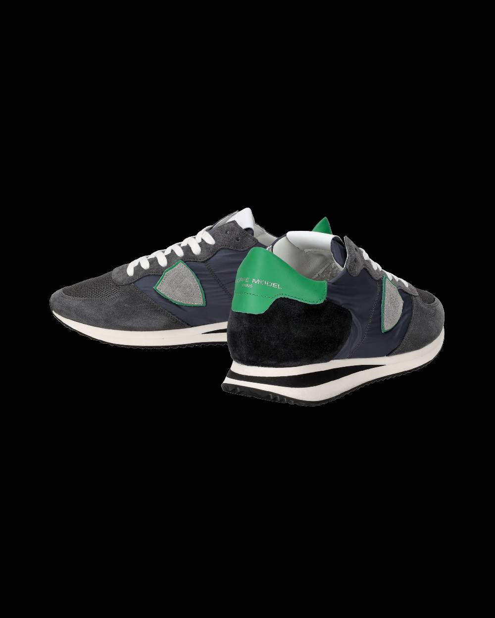 Philippe Model Sneakers Trpx da Uomo Grigie in Tessuto Tecnico In Linea