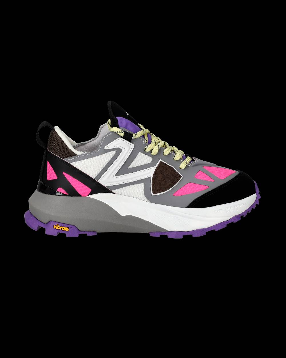 Philippe Model Sneakers Rocx da Donna Fucsia e Bianche in Tessuto Tecnico Qualità