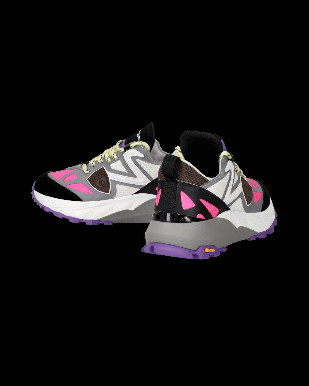 Philippe Model Sneakers Rocx da Donna Fucsia e Bianche in Tessuto Tecnico Qualità