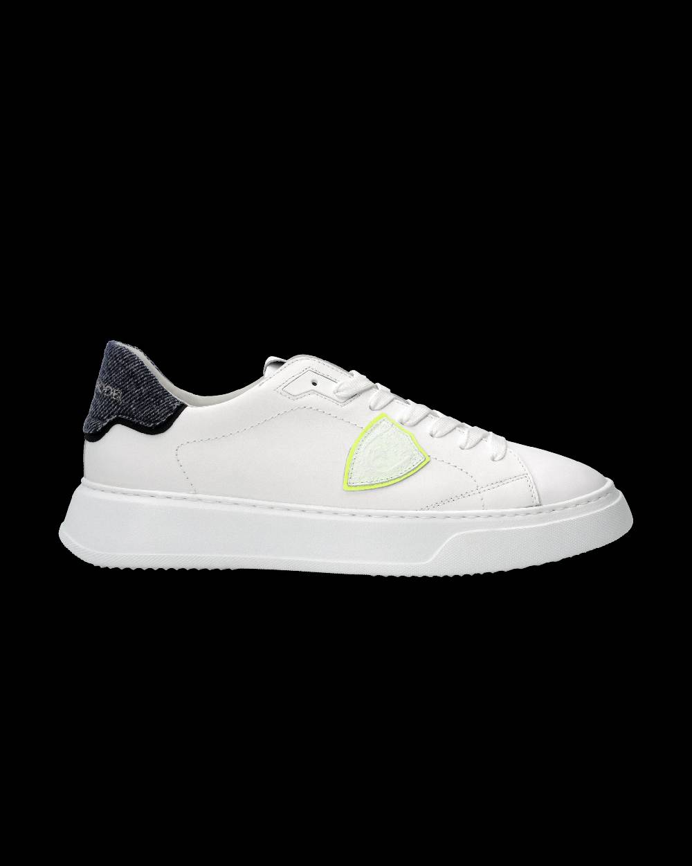 Philippe Model Sneaker Temple Uomo, Bianco e Blu Soddisfazione Garantita