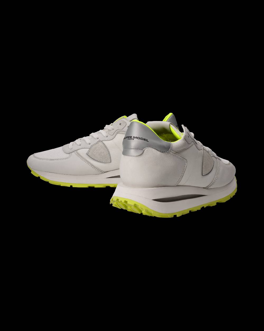 Philippe Model Sneaker Tropez Haute Uomo, Bianco e Giallo Fluo Offerta migliore