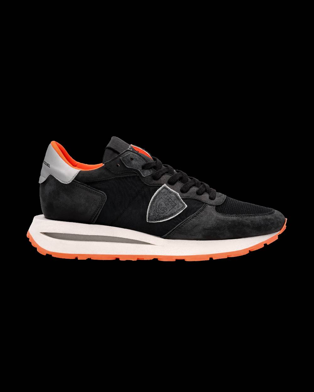 Philippe Model Sneaker Tropez Haute Uomo, Nero e Arancio Fino Al -60%