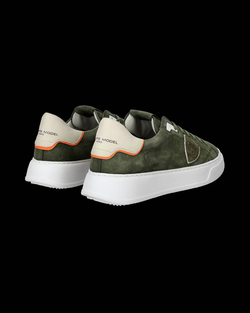 Philippe Model Sneaker basse Temple uomo - verde militare Presa
