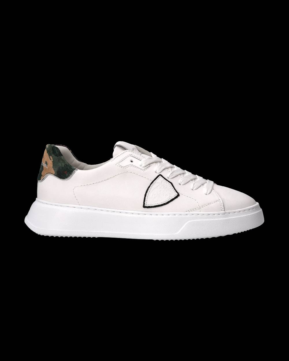 Philippe Model Sneaker Temple Uomo, Bianco e Nero In Linea