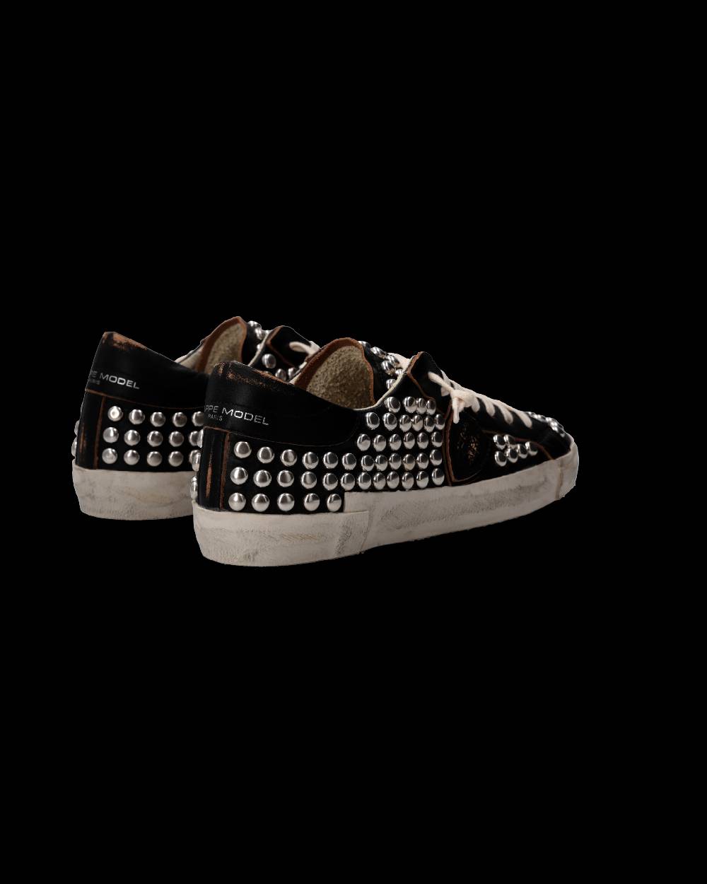 Philippe Model Sneaker Prsx Uomo, Nero Used Borchie Pezzi Unici
