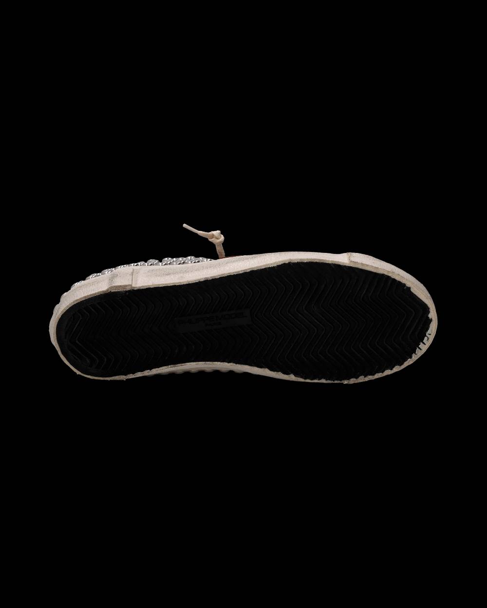 Philippe Model Sneaker Prsx Uomo, Nero Used Borchie Pezzi Unici