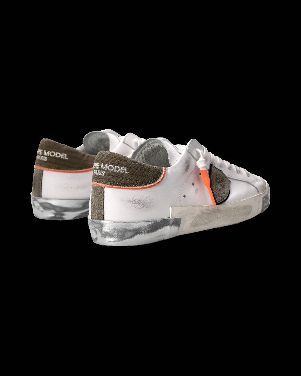 Philippe Model Sneaker Prsx Uomo, Bianco Verde Consegna Veloce