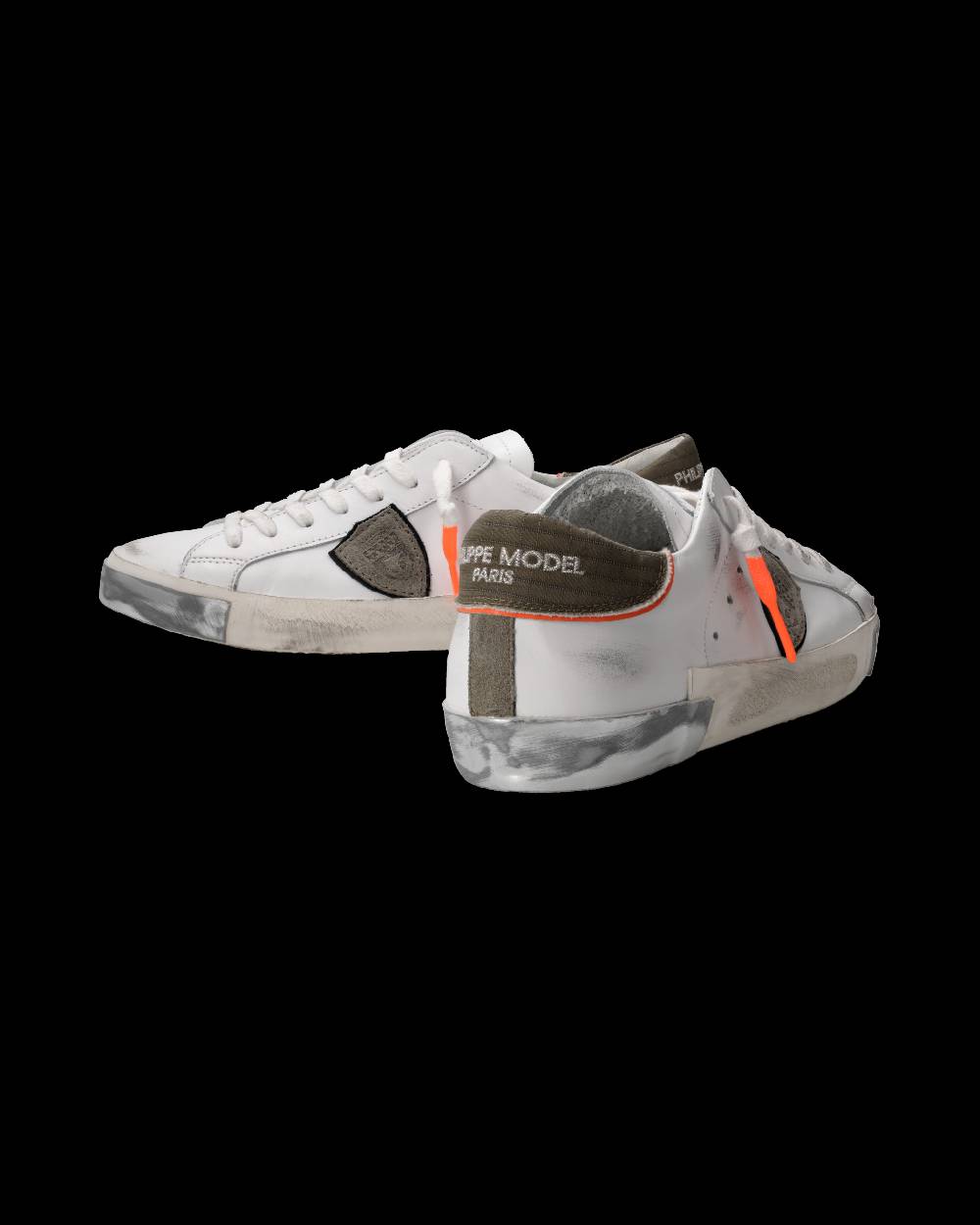 Philippe Model Sneaker Prsx Uomo, Bianco Verde Consegna Veloce