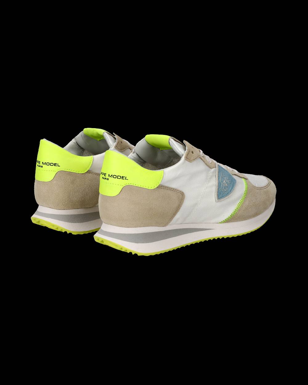 Philippe Model Sneakers Trpx da Uomo Bianche in Tessuto Tecnico Sconto