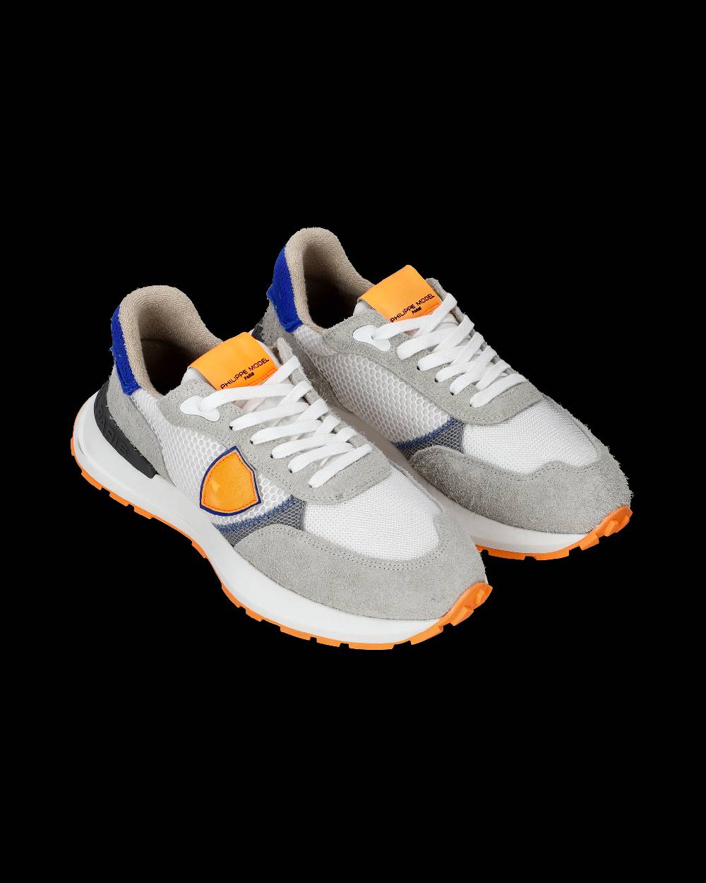 Philippe Model Sneaker running basse Antibes uomo - bianco e arancio