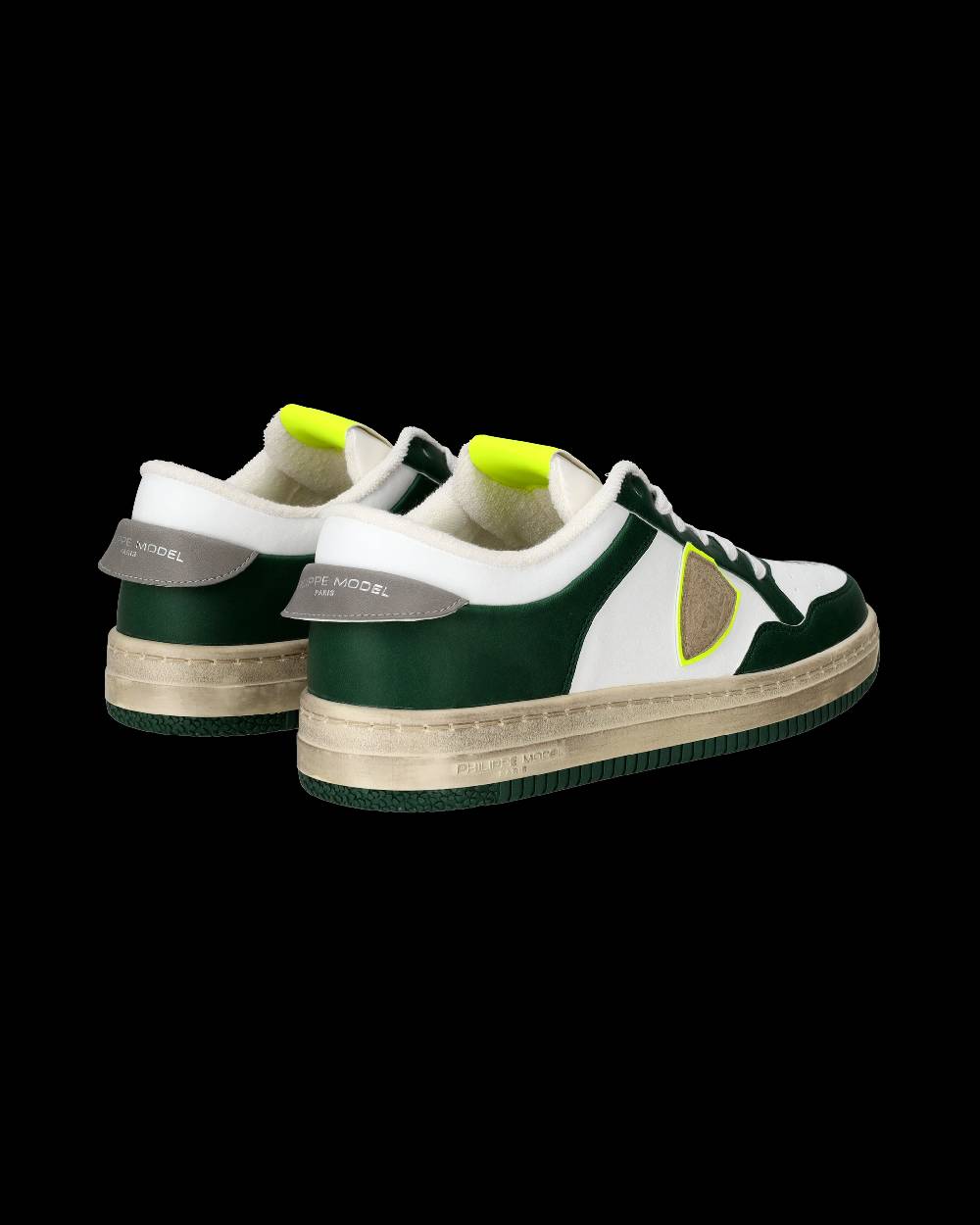 Philippe Model Sneaker basse Lyon uomo - verde e giallo Vendita Calda