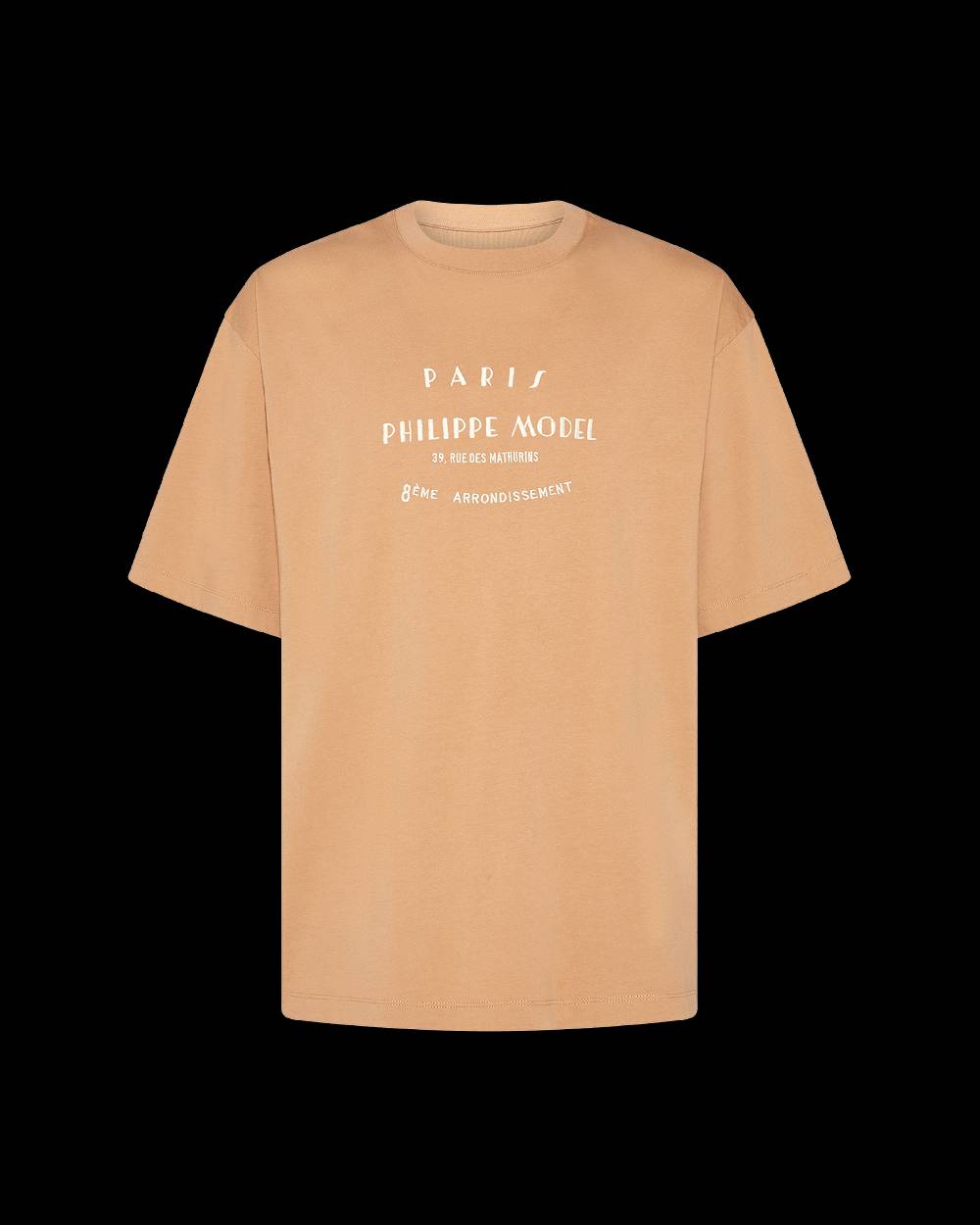 Philippe Model T-Shirt Maurice da Uomo Marrone in Jersey I Più Venduti