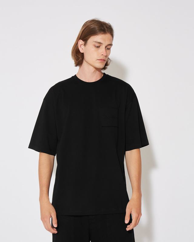 Philippe Model T-Shirt Maurice da Uomo Nera in Jersey