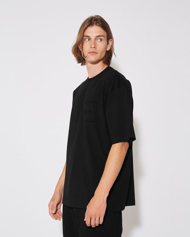 Philippe Model T-Shirt Maurice da Uomo Nera in Jersey Vendite Flash